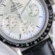 Swiss AAA Copy Omega Speedmaster Moonwatch 3861 Chronograph Black Leather Strap 42mm (6)_th.jpg